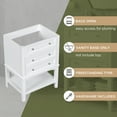 EUROCO 24" Bathroom Vanity Base Only,Bathroom Vanity Without Top Sink ...