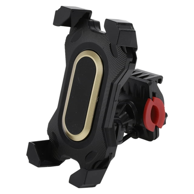 Soporte para teléfono de motocicleta Unique Bargains para manillar, compatible con teléfonos de 4.7 a 7.2 pulgadas, tono dorado