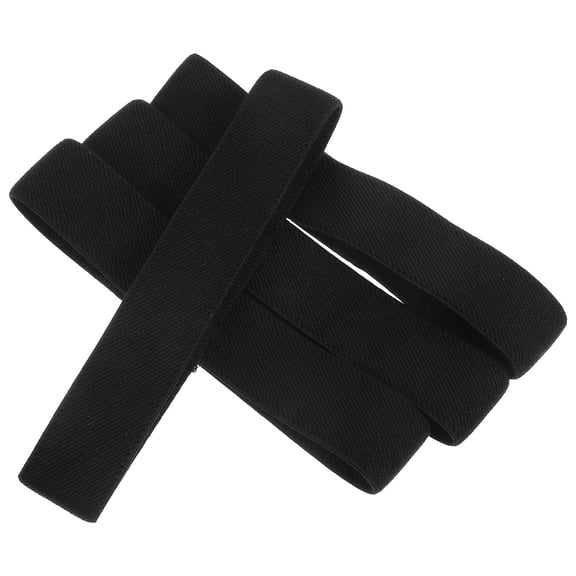 DEEPCRAFF Elastic Bento Box Straps Black Nylon for Kitchen and Outdoor 4Pcs