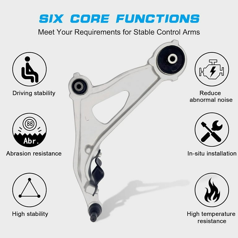 Frenzybro Front Right Side Lower Control Arm w/ Ball Joint