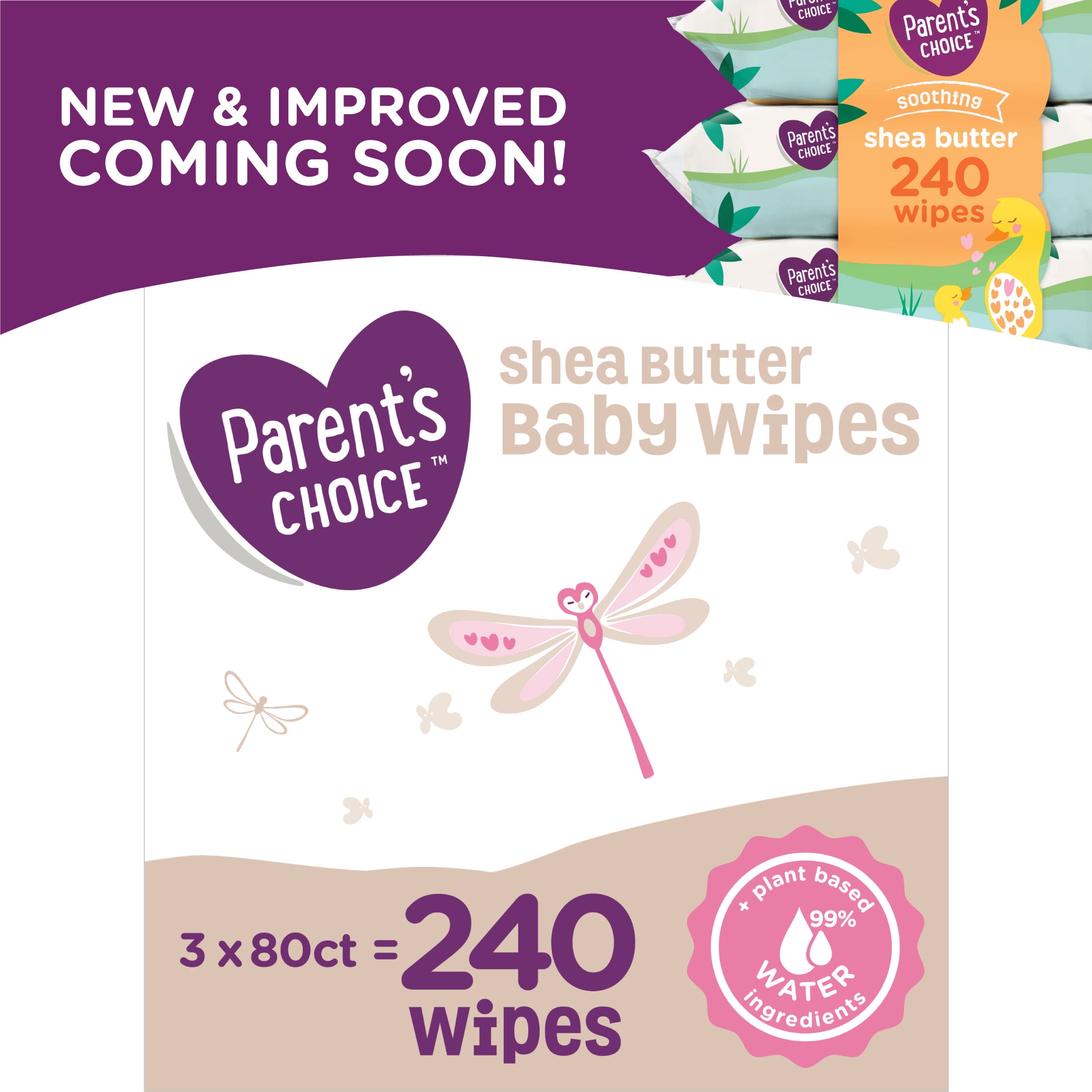 parents choice wipes shea butter