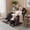 Dark Brown, variant on MCombo Electric Power Lift Recliner Chair Sofa with Massage and Heat for Elderly, 3 Positions, 2 Side Pockets, and Cup Holders, USB Ports, Faux Leather 7141 Black, Small