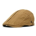 thumbnail image 5 of SikaFu New Cross -Border E -Commerce Men's Hats Cotton Peaked Caps Pure Color Fashion Berets Casual Elder Hat, 5 of 9