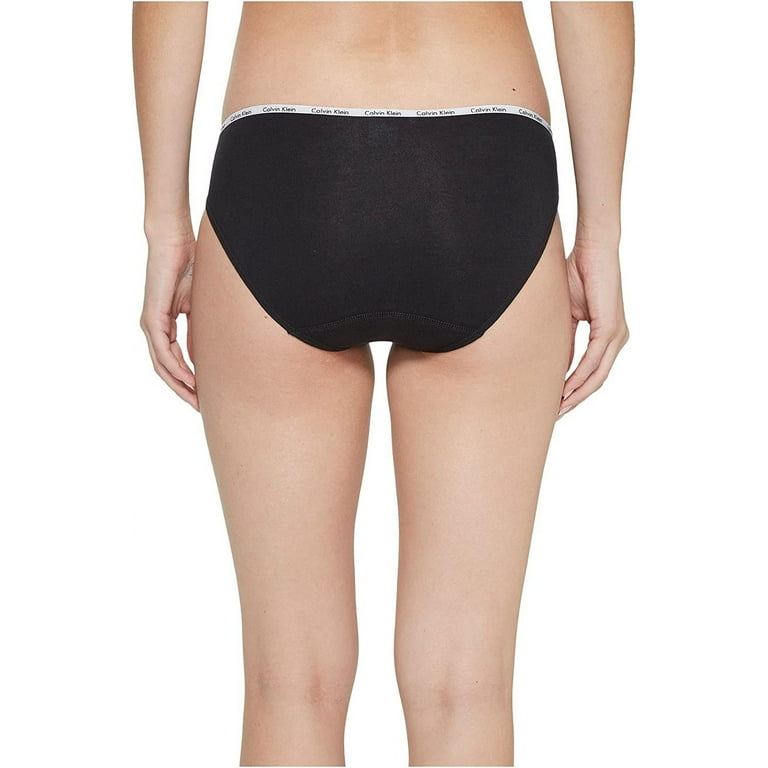 Calvin Klein Women\'s Signature Cotton Bikini 5 XLarge Navy/Peri/Salmon/ White/Black, Pack, 