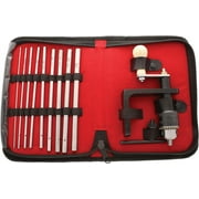 The Beadsmith EZ Coiler Pro - Wire Elements – Includes Mountable Base, 9 Mandrels, Chuck Key, Instructions, and a Storage Case – Create Jump Rings, Coiled Beads, Beaded Coils, and Spirals