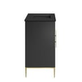 thumbnail image 3 of Sink Vanity Cabinet, Black, Wood, Hotel Bedroom Bathroom, Modern Contemporary HB34674, 3 of 11