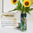 thumbnail image 4 of Clear Flower Vase Centerpieces Plastic Cylindrical Vases Home Wedding Decor 4"x12" Lovely Pig and Petals, 4 of 6