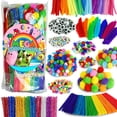 thumbnail image 1 of Suministros de manualidades FUNZBO para niños de 4 a 8 años, 1200 unidades o más, 1 of 7