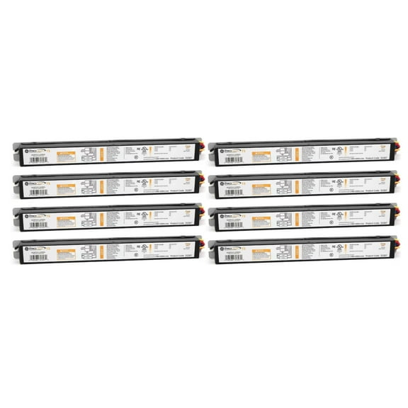 (case of 8) GE 31307 Proline T5 2-Bulb Electronic Ballast, GE28T5/2-120RESL, Rapid start