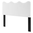 thumbnail image 1 of Headboard, King Size, Velvet, White, Modern Contemporary Urban Design, Bedroom Master Guest Suite, 1 of 10