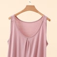 thumbnail image 4 of Naittoop Women Sleeveless Nightgown Soft Modal Cotton Tank Nightshirts Comfy Pajamas Dress Nighties, 4 of 5