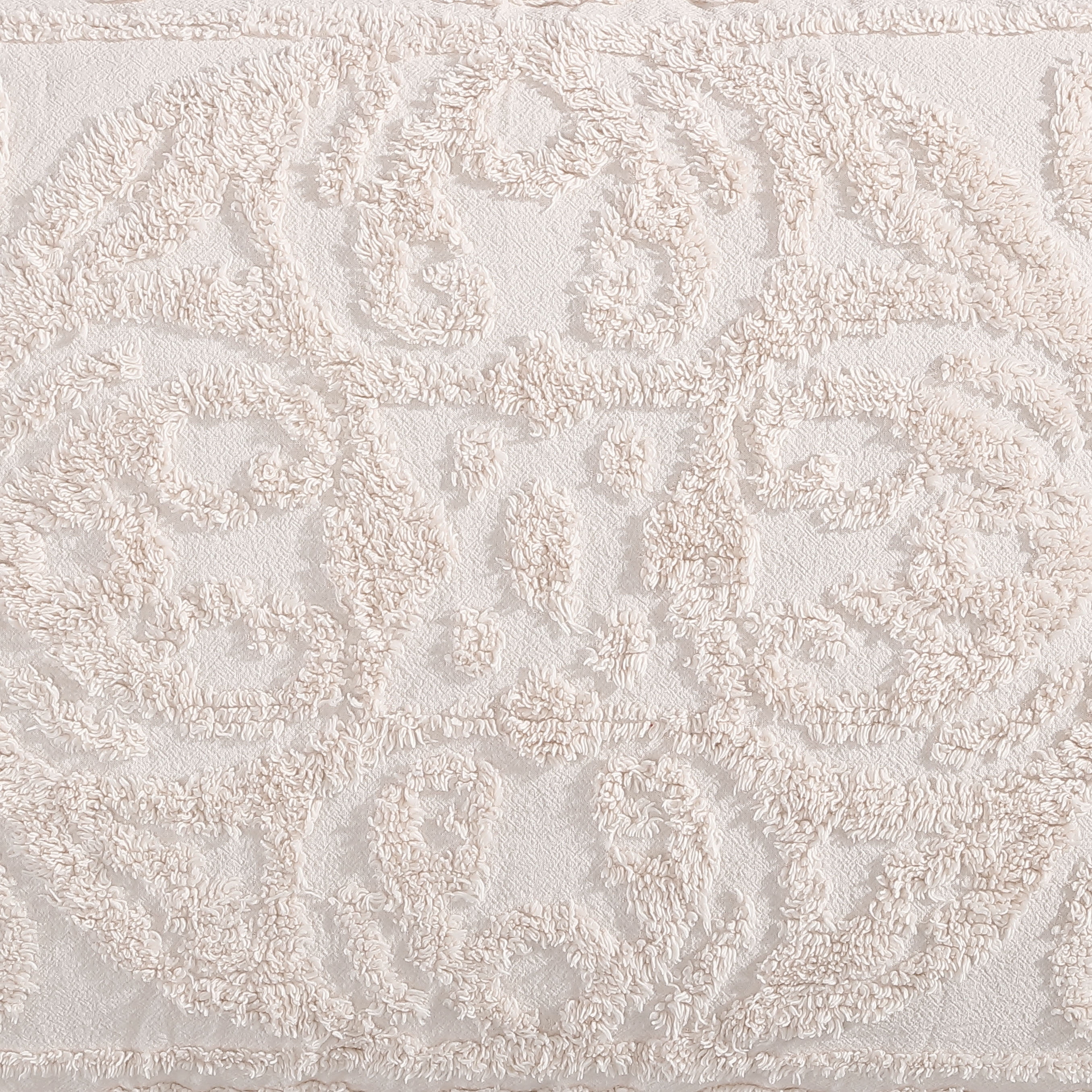 Beatrice Home Fashions Medallion Chenille King Sham Blush