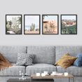 thumbnail image 2 of PixonSign Framed Wall Art, Cactus Desert Posters, Set of 4 Cactus Desert Wall Decor Prints, Nature Wilderness Adhesive Canvas Wall Décor, Modern Artwork for Living Room, Bedroom - 11"x14" Black, 2 of 5