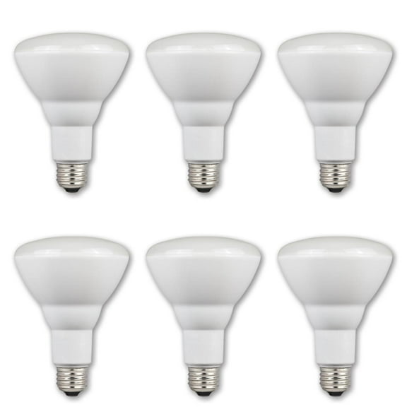 Westinghouse 5220020 Pack Of (6) 9 Watt Dimmable Br30 Medium (E26) Led Bulbs - White