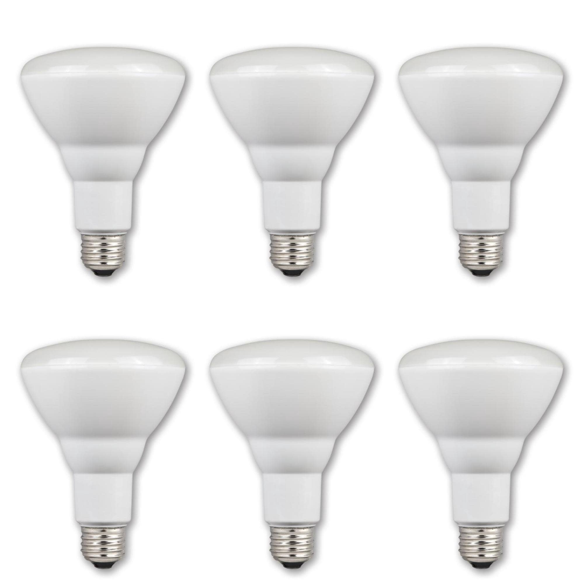 Westinghouse 5220020 Pack Of (6) 9 Watt Dimmable Br30 Medium (E26) Led Bulbs - White