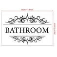 thumbnail image 4 of 26" x 80" Interior Bathroom Frosted Glass Door Slab Solid Manufactured Wood Prime Standard Door Without Hardware Kit, 4 of 7