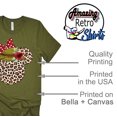 thumbnail image 4 of Leopard Print Mickey Ears with Safari Hat Shirt, Animal Kingdom Shirt for Men Women, Matching Couples Tshirt (Medium, Olive Minnie), 4 of 7