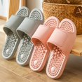 thumbnail image 2 of Zapatillas de masaje de verano para mujer, sencillas, transpirables, para el hogar, interiores, antideslizantes, para baño, zapatillas para hombre, 2 of 6
