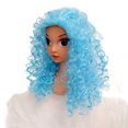 thumbnail image 5 of Long Curly Costume Wig, Colorful Synthetic Wavy Hair Wig for Themed Party, Halloween Cosplay, Birthday Dress‑Up for Role‑Playing, 5 of 5