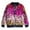 Z1 Wine, variant on Krdevn Girls Gradient Sequin Bomber Jacket, Colorful Zip Up Long Sleeve Sparkly Outerwear for Party Stage Performance,Multicolour2