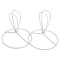 thumbnail image 1 of SHISUYAN 2pcs Clip on Lampshade Frame Round Lamp Bulb Holder Replacement Bulb Holder, 1 of 8
