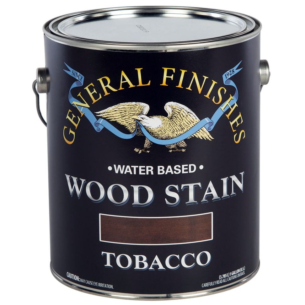 General Finishes Water Based Wood Stain 1 Gallon Tobacco
