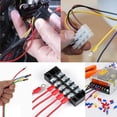 thumbnail image 5 of Conectores de cable aislados profesionales, amplia gama de kits de terminales para cables de 22 a 16 AWG, conectores duraderos de crimpado seguro con latón estañado, 5 of 5