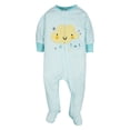 thumbnail image 2 of Gerber Baby Gender Neutral Sleep 'n Play Footed Pajamas, 2-Pack, 0/3 Months - 6/9 Months, 2 of 4