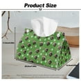 thumbnail image 7 of ZUXONGSY Christmas Dachshund Tissue Box Cover 2 PCS Elegant Office Desk Decorations with Buttons Modern PU Leather Tissue Box Holder Easy to Install Christmas Home Decoration, 7 of 7