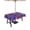 Purple, variant on Outdoor Tablecloth with Umbrella Hole Zipper Cartoon Tractor Round Tablecloth 60" Waterproof Table Cloth Cute Beep Car Digger Shovel Truck Light Purple Patio Table Cover Tablecloths for Picnic