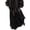 Black, variant on Wdgfv Women's Floral Lace Sheer Skirt High Waisted A Line Midi Skirts Beach Cover-ups Mesh Streetwear Skirts