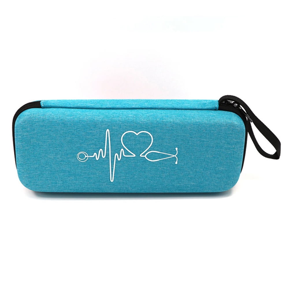 Travel Carrying Case Portable Stethoscope Storage Box Mesh Bag for