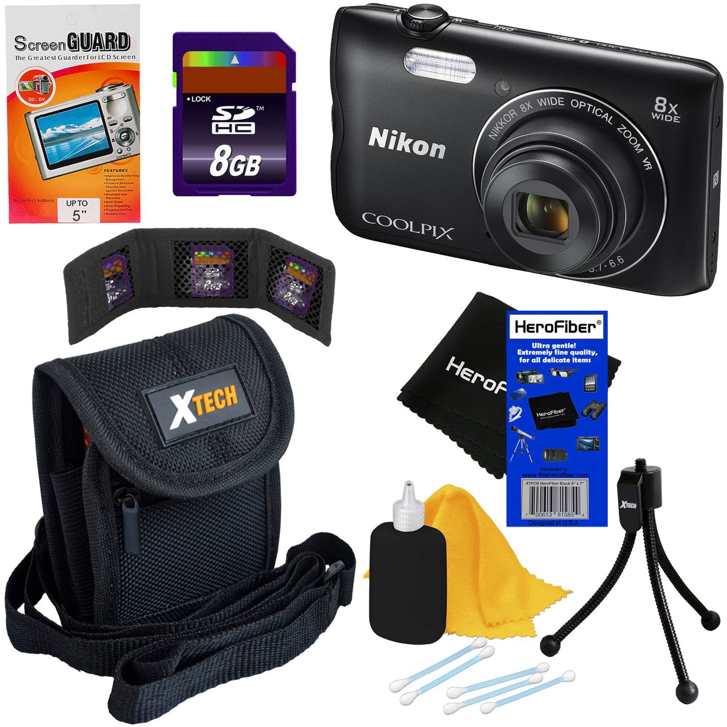 Nikon COOLPIX A300 20.1 MP Digital Camera with 8x Zoom NIKKOR Lens 