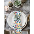 thumbnail image 3 of Cloth Napkins Set of 8 - 20x20 Inches, Colorful Polka Dot Washable Reusable Table Napkins, Rainbow Polka Dots Watercolor Soft & Absortbent Dining Napkin for Party Wedding Hotel Restaurant, 3 of 8