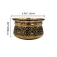 thumbnail image 3 of Kashmiri Copper Handi with Lid – Elegant Handleless Design for Sophisticated Dining or Display, Perfect for Special Events, 3 of 3