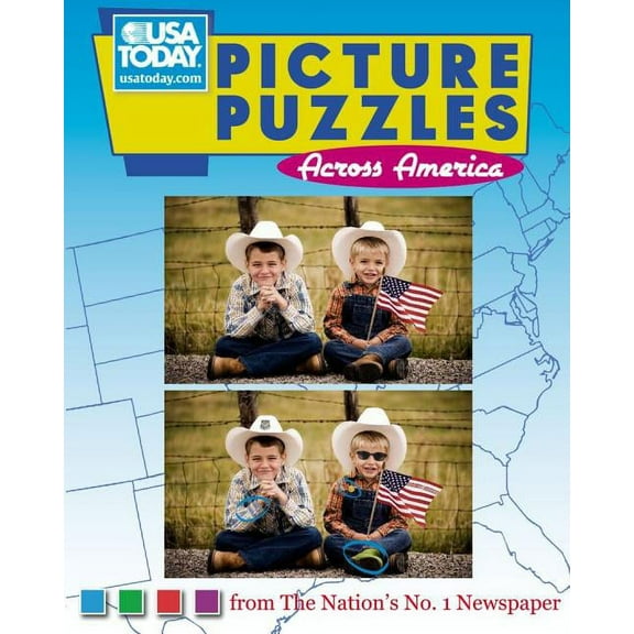 USA Today Puzzles: USA TODAY Picture Puzzles Across America (Paperback)