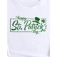 thumbnail image 2 of 1pc Women'S Casual St. Patrick'S Day T-Shirt, Round Neck Short Sleeve Tee with Clover and Hat Print, Polyester Knit Fabric, Spring/Summer/Autumn Fashion Top, 2 of 7