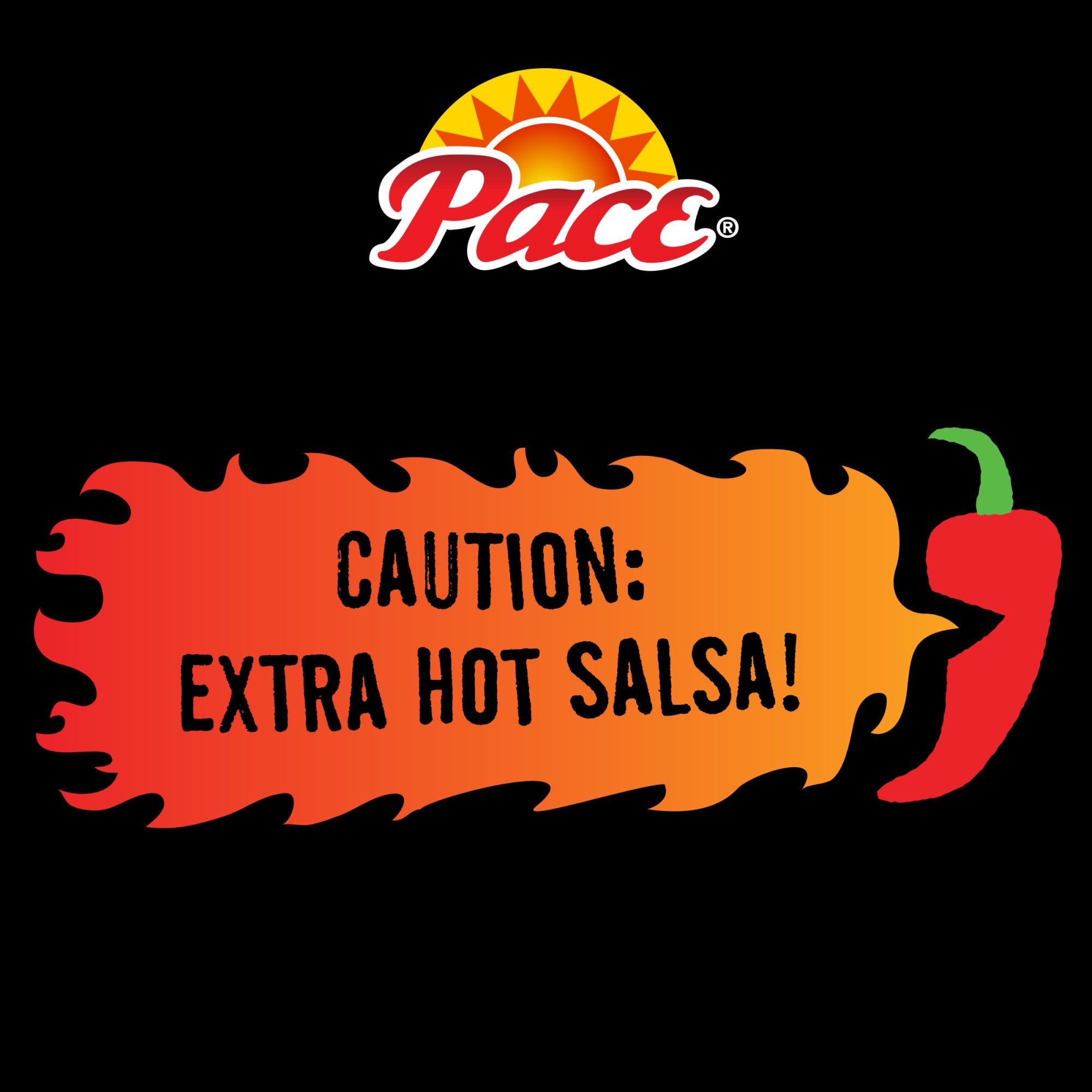 Pace Ghost Pepper Habanero Extra Hot Salsa, 16 oz Jar