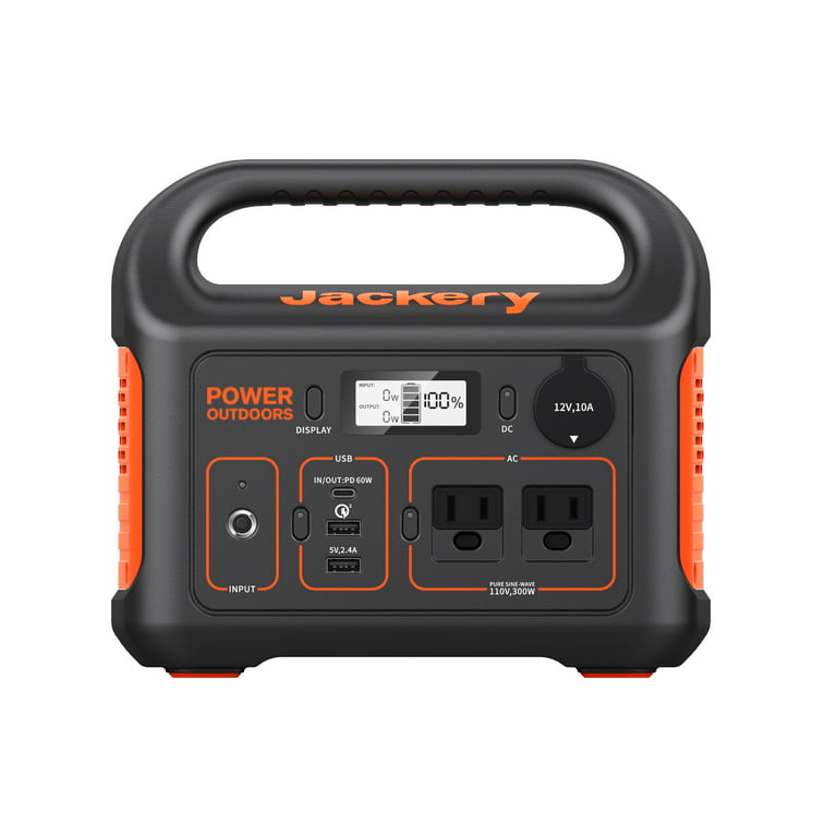 Jackery Explorer 290 Plus Portable Power Station with Automobile Battery  Charging Cable 