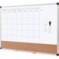 thumbnail image 2 of Pen+Gear Monthly Calendar Dry Erase Whiteboard with Silver Frame, 24x36 Inches, 2 of 10