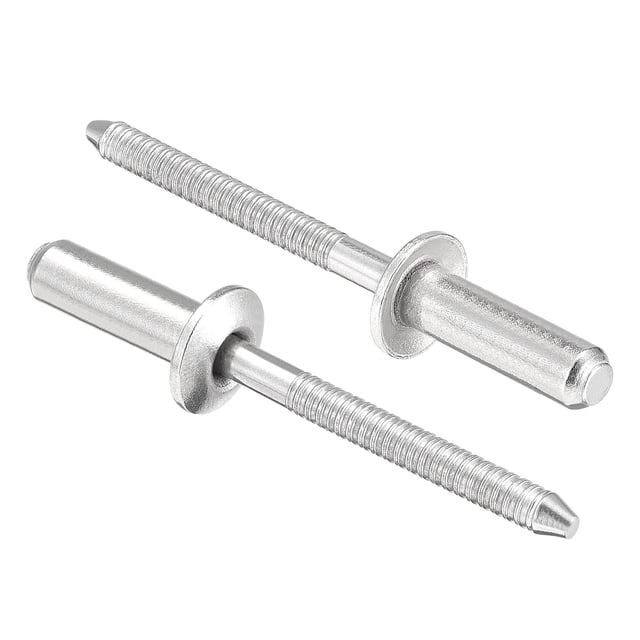 Unique Bargains 4.8mm x 16mm 304 Rivets Aveugles en Acier Inoxydable 25 Pack