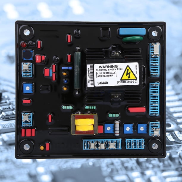Regulador De Voltaje SX440, AVR Automático Para Generador, Ajustable 190-264VAC Con Protección De Velocidad Por Encima Y De Baja Velocidad Para Uso En El Hogar E Industrial