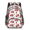 thumbnail image 2 of Fireman and Sign White Pattern Cute School Backpack Bag with Padded Back and Adjustable Shoulder Straps 16.9 X 12.6 X 5.9 Inches, 2 of 5