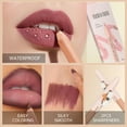 thumbnail image 6 of Ouwald Makeup Lip Liner, 6 Colors Matte Lip Liner Pencil Set, Long Lasting Waterproof Lip Liner Stain, Smooth & Easy Glide, 6 Count with 2 Sharpeners (Color Set 02), 6 of 8