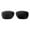 Black, variant on Walleva Fire Red Polarized Replacement Lenses for Oakley Holston Sunglasses