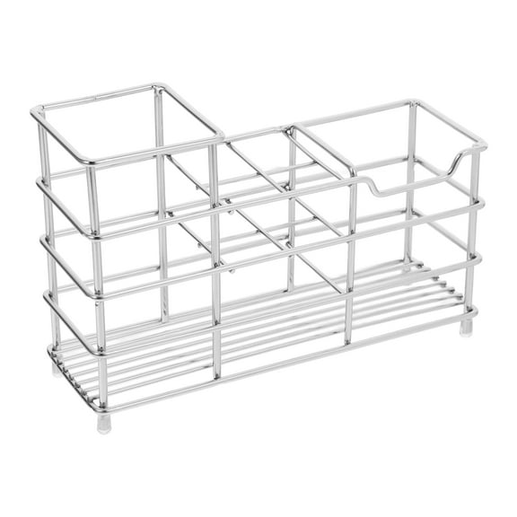 WHAMVOX  Stainless Steel Toothbrush Holder Farmhouse Holders Travel Silver