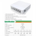 thumbnail image 5 of de Alimentación Ininterrumpida () USB de 13200 MAh, 5 V, 9 V, 12 V y 19 V, con Batería de Respaldo y Cable de 5,5 X 2,5 mm para Enrutador Inalámbrico., 5 of 5