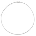 thumbnail image 3 of 925 Sterling Silver Neckwire Necklace Chain Solid Polished 1.2mm Neck Wire 18 inch, 3 of 5