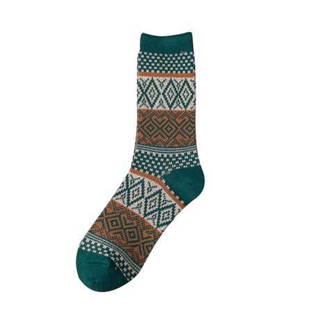 

YSEINBH Women Retro Multicolor Ethnic Style Funny Pattern Fashion Socks