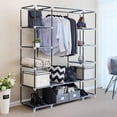 thumbnail image 2 of Ktaxon 69" Portable Closet Wardrobe, Clothes Organizers Storage with Non-Woven Fabric Black, 2 of 6